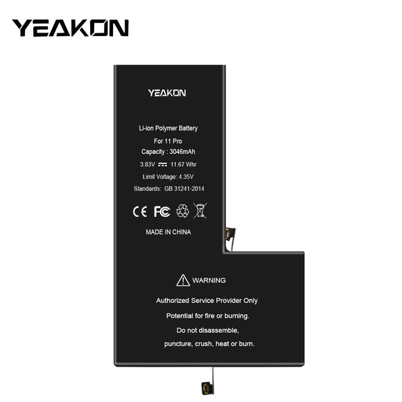 3046mAh Custom Msds Battery for iPhone 11 PRO cell phone