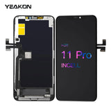 LCD Screen Replacement Compatible with iPhone 11 Pro 5.8 inch (Model A2160, A2217, A2215) 3D Touch Screen Display Digitizer Frame Assembly Repair Kit with Repair Tools