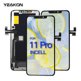 LCD Screen Replacement Compatible with iPhone 11 Pro 5.8 inch (Model A2160, A2217, A2215) 3D Touch Screen Display Digitizer Frame Assembly Repair Kit with Repair Tools