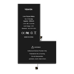 TI IC protection design phone battery for iPhone 11 PRO MAX 3969mAh