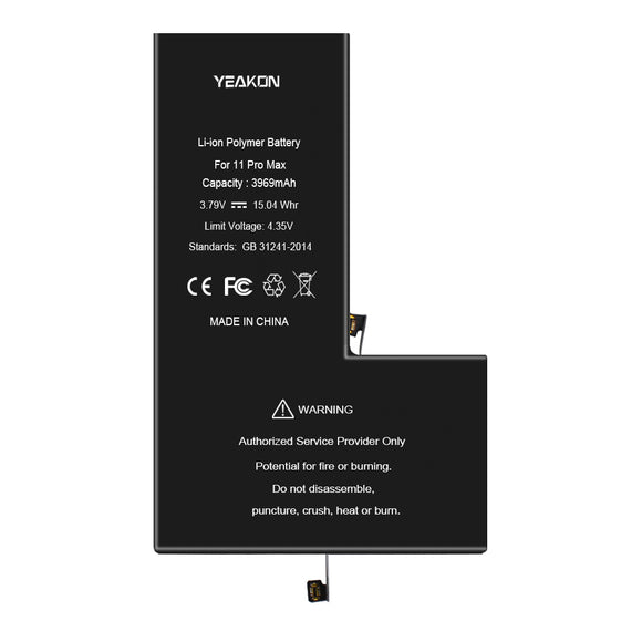 TI IC protection design phone battery for iPhone 11 PRO MAX 3969mAh