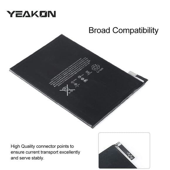 Replacement Battery for iPad Mini 4 Battery Full 5124mAh 0 Cycle for iPad Mini 4th Generation 5.2 A1538 A1550 A1546