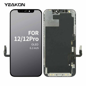 for iPhone 12/12 Pro Screen Replacement Kit 6.1 inch 3D Touch LCD Screen Display Digitizer Frame Assembly