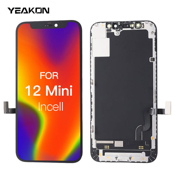 for iPhone 12 Mini Screen Replacement 5.4 inch, 3D Touch LCD Display Digitizer Assembly with Repair Tools (Model A2176, A2398,A2399,A2400)