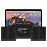 Compatible with Apple MacBook Pro 13''_A1706 (2016-2017) Laptop Battery A1819