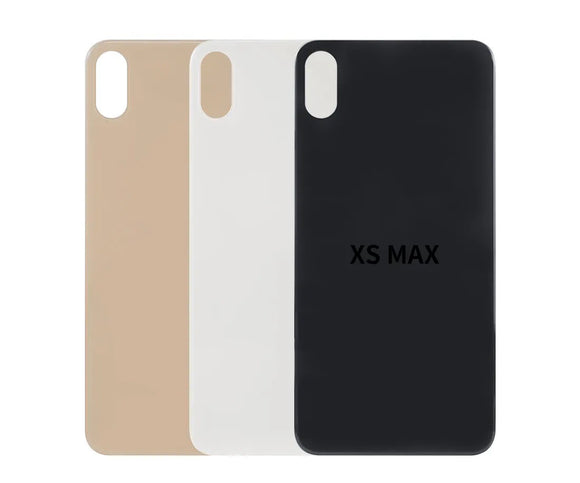 OEM Rear Back Glass Replacement for iPhone Xs Max 6.5 inches with Reparing Toolkit and Pre-Installed Adhesive (Space Gray/Black)
