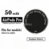 Compatible for Apple AirPods Pro 3rd Generation Earbuds Battery LIR1154_A3HOC Factory Wholesale Export Trade