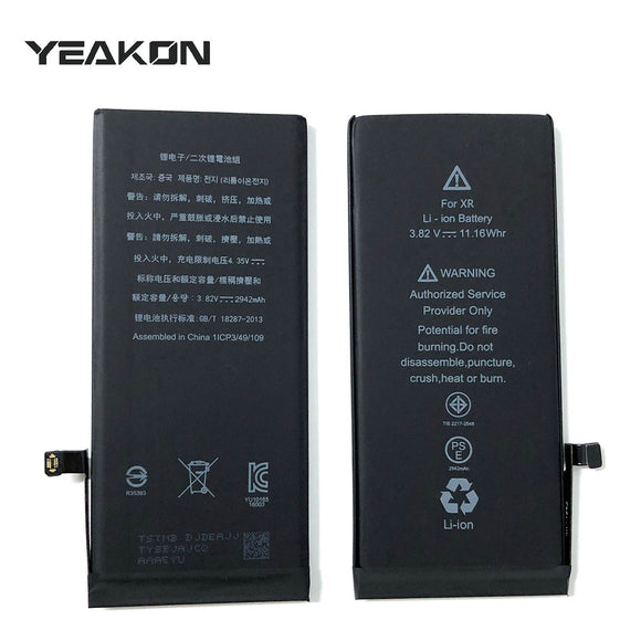 Factory price 2942mAh battery for iphone XR replacement