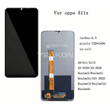 Compatible for OPPO A5 2020 A9 A8 A11 Screen Assembly Realme C3 5i 6i Mobile Cell Phone LCD LCD Wholesale