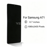 Compatible for Samsung A71 Screen Assembly A715 LCD Inner and Outer Screen Touch Screen lcd Mobile Cell Phone Display Screen with Frame Wholesale