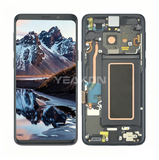 Compatible for Samsung S9 Screen Assembly Mobile Cell Phone g960 Curved AMOLED Original with Frame LCD Display Inner and Outer Screen Wholesale