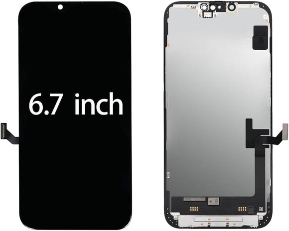 for iPhone 14 Plus Screen Replacement for iPhone 14 Plus Screen Replacement kit for iPhone 14 Plus A2632 A2885 A2886 A2887 A2888 LCD Display digitizer Touch Screen Assembly 6.7 inch Black