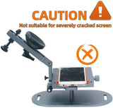 Phone Screen Separator Aluminium Alloy Phone Screen Opener with Suction Cup Heating Free 360 Rotatable LCD Screen Opening Tool Cellphone Repair Jig Kit Compatible for iPhone Samsung Huawei