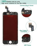 for iPhone SE 2016 Screen Replacement for iPhone 5S LCD Digitizer Repair Kits for iPhone SE (2016) Touch Screen Display Assembly Replacement Black A1723 A1724 A1453 A1457 A1518 A1528 A1530 A1533