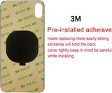 OEM Rear Back Glass Replacement for iPhone Xs Max 6.5 inches with Reparing Toolkit and Pre-Installed Adhesive (Space Gray/Black)