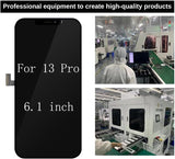 for iPhone 13 Pro Screen Replacement 6.1 inch, 3D Touch LCD Display Digitizer Assembly with Repair Tools (Model A2483, A2636, A2638, A2639, A2640)