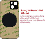 OEM Back Glass Replacement for iPhone 14 6.1 inches with Reparing Tool Kit and Pre-Installed Adhesive (Blue)