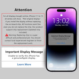for iPhone 15 Screen Replacement 6.1" COF LCD Sceen & 3D Touch IPS FHD Digitizer Full Assembly with Repair Tools Screen Protector Waterproof Frame Sticker for A2846, A3089, A3092, A3090