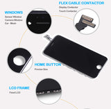 LCD Touch Screen Digitizer Frame Assembly Full Set LCD Touch Screen Replacement for iPhone 6 Plus 5.5 inch