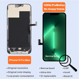 for iPhone 13 Pro Max Screen Replacement, 6.7-inch LCD COF Display, Touch Digitizer Full Assembly with Waterproof Tape, 120Hz Promotion, Screen Protector (for A2484, A2641, A2644, A2645, A2643)