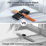 Portable Charger with Built in Cable USB C Type-C for iPhone 15 16 Plus Pro Max Samsung Galaxy S24 S23 S22 S21 S20, 10000mAh Fast Charging Power Bank USB-C Back Up Battery Pack Compatible with iPhone & Apple Watch(iWatch Charger 3 in 1)(Black）