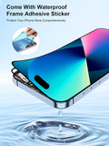 for iPhone 15 Screen Replacement 6.1" COF LCD Sceen & 3D Touch IPS FHD Digitizer Full Assembly with Repair Tools Screen Protector Waterproof Frame Sticker for A2846, A3089, A3092, A3090