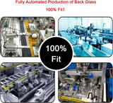 OEM Rear Back Glass Replacement Compatible with iPhone 14 Plus 6.7-inches with Reparing Tool Kit (Midnight Black)