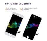 for iPhone 7 Screen Replacement ，4.7 inch Frame Assembly Display 3D Touch Screen LCD Digitizer with Repair Tools Kit Tempered Glass Screen Protector for A1660, A1778, A1779 (Black)