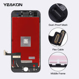 for iPhone 8 /SE 2020 2nd Generation Screen Replacement 4.7inch Frame Assembly Display 3D Touch Screen LCD Digitizer with Repair Tools Kit + Screen Protector for A1863, A1905, A1906 (Black)