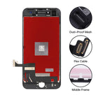 for iPhone 8 /SE 2020 2nd Generation Screen Replacement 4.7inch Frame Assembly Display 3D Touch Screen LCD Digitizer with Repair Tools Kit + Screen Protector for A1863, A1905, A1906 (Black)