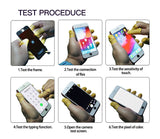 for iPhone 8 /SE 2020 2nd Generation Screen Replacement 4.7inch Frame Assembly Display 3D Touch Screen LCD Digitizer with Repair Tools Kit + Screen Protector for A1863, A1905, A1906 (Black)