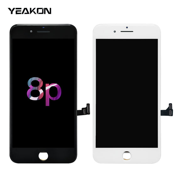 for iPhone 8 Plus Screen Replacement Black 5.5 Inch, Diykitpl 3D Touch LCD Digitizer Display for iPhone 8 Plus, with Repair Tools Kit for A1864,A1897,A1898 Glass Screen