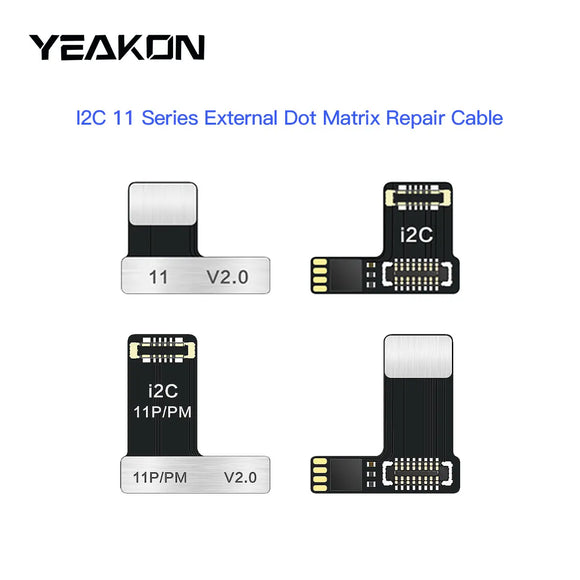 i2C Solder-Free Face ID Repair Flex For Iphone 11 I2c Mc12 No Disassembly Dot Matrix F1ex Cable For Iphone 12Pro max