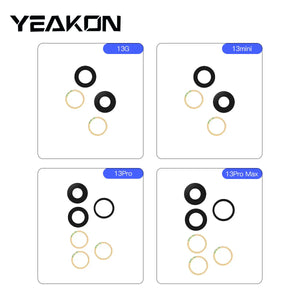 Rear Camera Lens For iPhone 14 Pro Max Back Camera Glass Cover 13 Pro Max 7 8 Plus X XS Max XR Back Camera Lens With Sticker