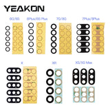 Rear Camera Lens For iPhone 14 Pro Max Back Camera Glass Cover 13 Pro Max 7 8 Plus X XS Max XR Back Camera Lens With Sticker