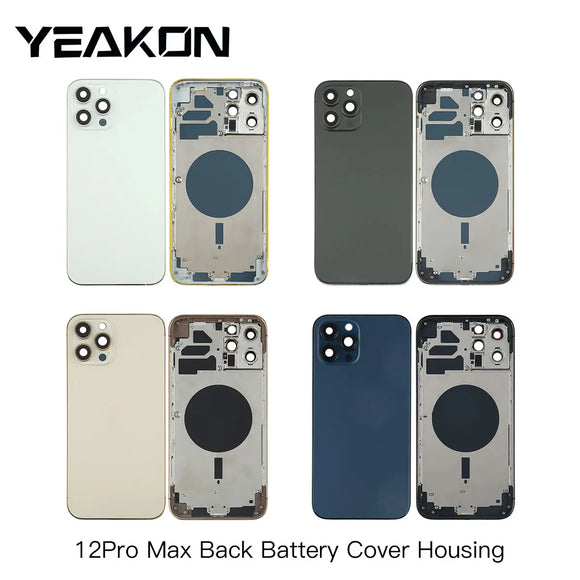 Back glass Housing Battery Cover Repair parts for iPhone 12pro max Battery Cover Housing