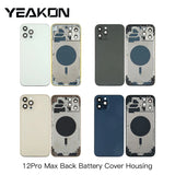 Back glass Housing Battery Cover Repair parts for iPhone 12pro max Battery Cover Housing