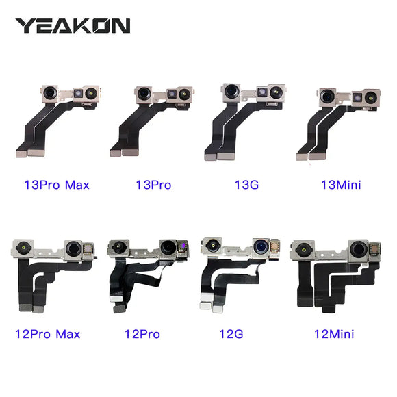 Replacement front camera with light sensor flex ribbon small camera flex cable for iphone 12 12mini 12 Pro 12 Pro Max