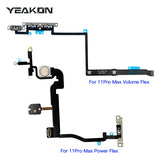 For iPhone X XR XS Xs Max Power Volume Buttons Mute Flash Light Power Flex Cable Repair Parts For iPhone 11 11 Pro 11 Pro Max