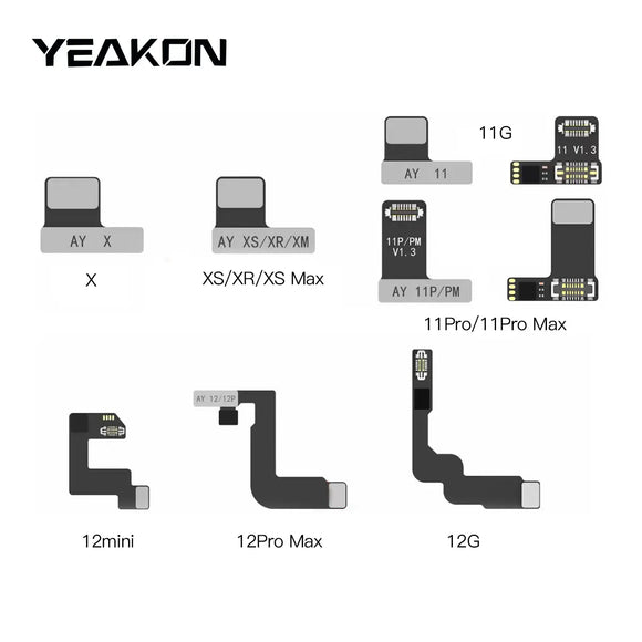 AY A108 Battery Repairing Machine AY Face ID Flex Cable Dot Matrix AY Battery Board Dot Matrix Adaptor for iPhone 6-14 Pro Max