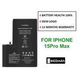 New Arrival High Quality Cell Without Flex Replacement Battery For iphone 15 Pro Max