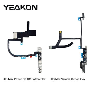 Mobile Phone Power Volume Buttons Mute Flash Light Power Flex Cable Repair Parts For iPhone XS Max