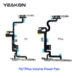 Replacement Parts For iPhone 7 7 Plus 8 Plus 6Plus Power On Off Button Volume Switch Connector Flex Cable For iPhone 8 6S Plus