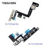 For iPhone X XR XS Xs Max Power Volume Buttons Mute Flash Light Power Flex Cable Repair Parts For iPhone 11 11 Pro 11 Pro Max