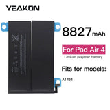 Premium Tablet Battery Replacement for iPad air 4 A1484 iPad 8 2020 10.2 8827mAh