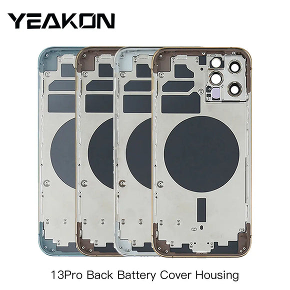 Mobile Phone Rear Battery Cover Housing for iPhone 13pro Back glass Housing Battery Cover With Small Parts Replacement