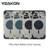 Back Full Housing Battery Cover for iPhone 12pro Phone Repair Parts Battery Cover Replacement
