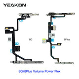 Replacement Parts For iPhone 7 7 Plus 8 Plus 6Plus Power On Off Button Volume Switch Connector Flex Cable For iPhone 8 6S Plus