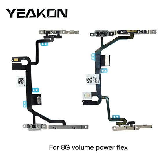 Power On Off Button Volume Switch Connector Flex Cable Repair Parts For iPhone 8