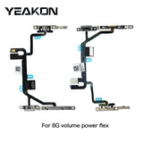 Power On Off Button Volume Switch Connector Flex Cable Repair Parts For iPhone 8